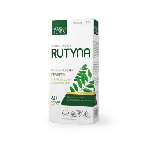 Miniaturka artykułu - Medica Herbs Rutyna, 60 kaps.