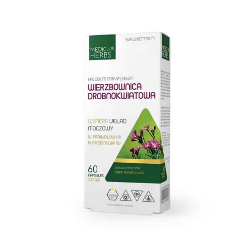 Miniaturka artykułu - Medica Herbs Wierzbownica Drobnokwiatowa, 60 kaps.