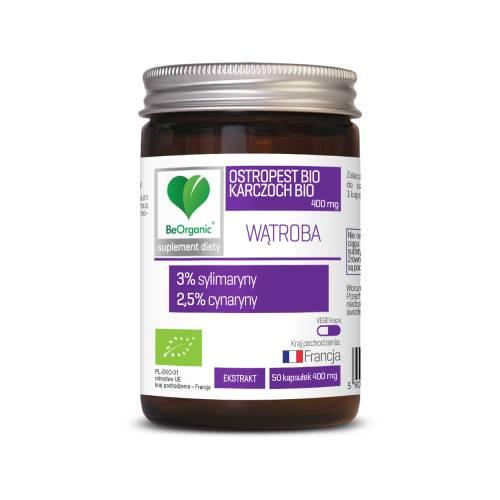 MEDICALINE Ostropest BIO 3% + Karczoch BIO 2,5%, 400mg, 50 kaps.