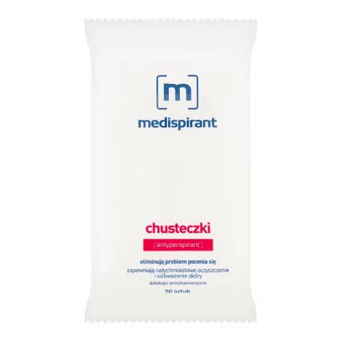 Miniaturka artykułu - MEDISPIRANT Chusteczki, 50 szt.