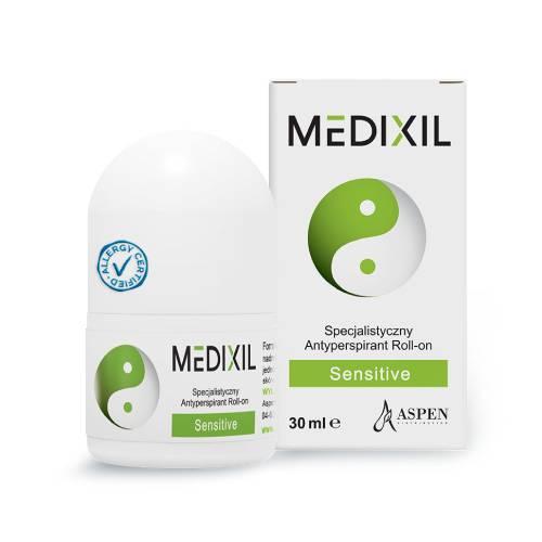 Miniaturka artykułu - Medixil Sensitive Specjalistyczny antyperspirant roll-on, 30 ml