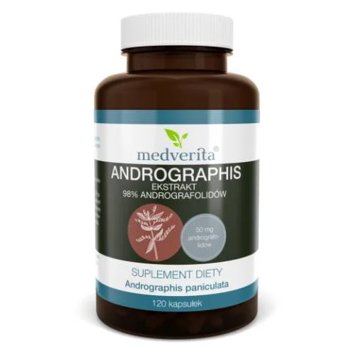 Miniaturka artykułu - MEDVERITA Andrographis, 120kaps.