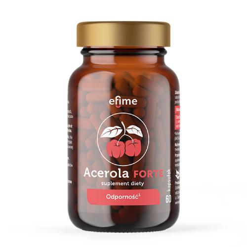 Zdjęcie produktu - EkaMedica Efime Acerola FORTE, 60kaps.
