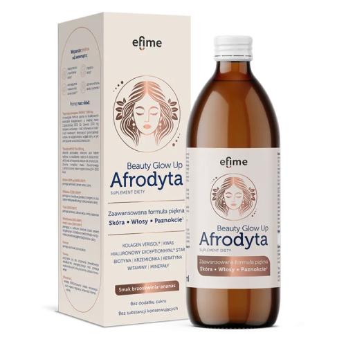 Zdjęcie produktu - Efime Afrodyta Beauty Glow Up smak brzoskwinia-ananas, 500 ml