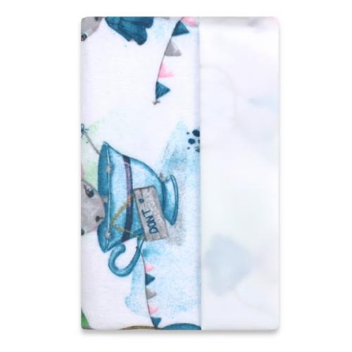 Zdjęcie produktu - EGA KIDS Pielucho-ceratka flanelowa Myszka w filiżance 60x50cm, 1 szt.