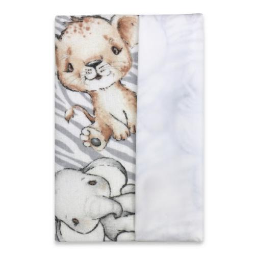 Zdjęcie produktu - EGA KIDS Pielucho-ceratka flanelowa Safari 60x50cm, 1 szt.