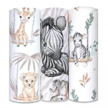 Zdjęcie produktu - EGA KIDS Pieluszki flanelowe 70x80cm zestaw nr 5, 3 szt.
