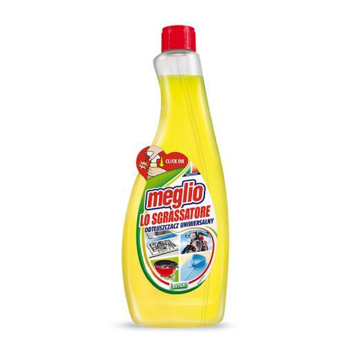 Miniaturka artykułu - MEGLIO Odtłuszczacz uniwersalny Lemon ZAPAS, 750ml USZKODZONY KOREK