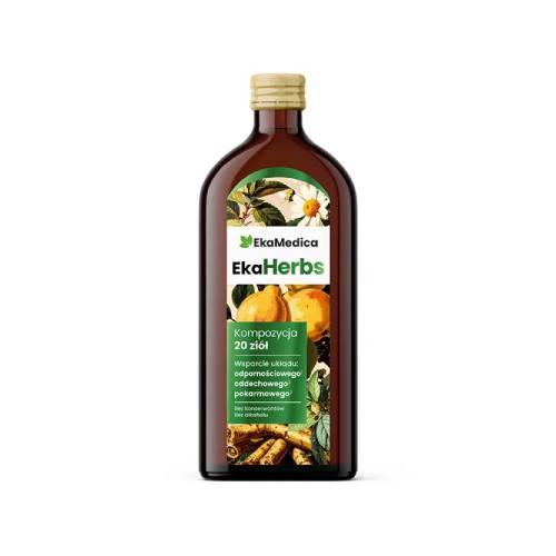 Zdjęcie produktu - EkaMedica EkaHerbs Kompozycja 20 zi&oacute;ł, 500 ml
