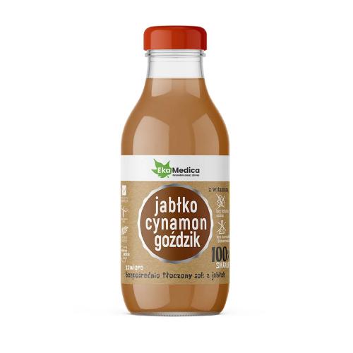 Zdjęcie produktu - EkaMedica Jabłko cynamon goździk Sok, 300ml