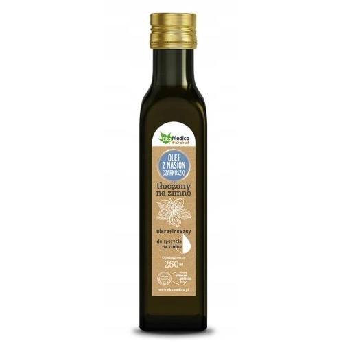 Zdjęcie produktu - EkaMedica Olej z nasion Czarnuszki tłoczony na zimno, 250ml