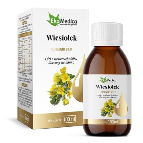 Zdjęcie produktu - EkaMedica Olej z nasion wiesiołka, 100 ml