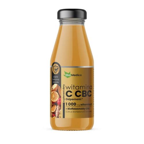 Zdjęcie produktu - EkaMedica Witamina C CBC, 250ml KR&Oacute;TKA DATA 22.08.2026