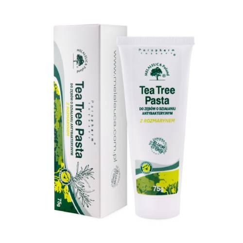Miniaturka artykułu - MELALEUCA Tea Tree Pasta do zęb&oacute;w z rozmarynem antybakteryjna bez fluoru, 75 g