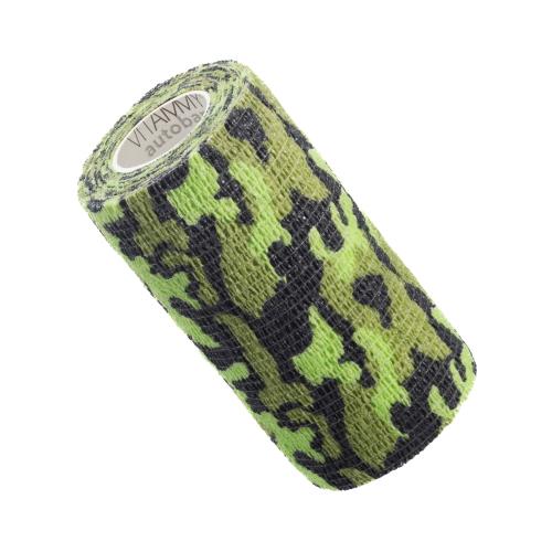 Zdjęcie produktu - VITAMMY Autoband Elastyczny bandaż kohezyjny 10cm x 450cm Zielone moro