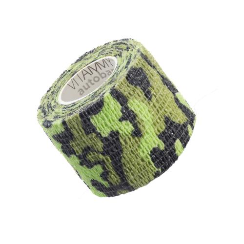 Zdjęcie produktu - VITAMMY Autoband Elastyczny bandaż kohezyjny 5cm x 450cm Zielone moro