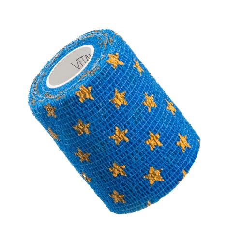 Zdjęcie produktu - VITAMMY Autoband Elastyczny bandaż kohezyjny 7,5cm x 450cm Gwiazdki