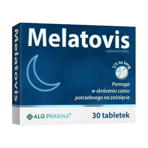 Miniaturka artykułu - Melatovis, 30 tabl. - suplement diety z melatoniną