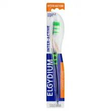 ELGYDIUM INTER-ACTIVE Soft Szczoteczka do zęb&oacute;w miękka, 1szt.