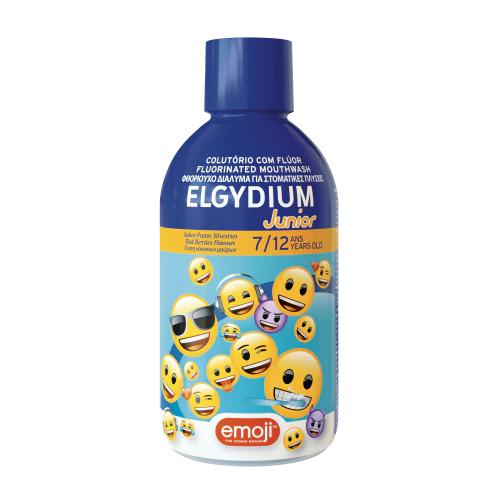Zdjęcie produktu - Elgydium Junior EMOJI Płyn do płukania jamy ustnej, 500ml