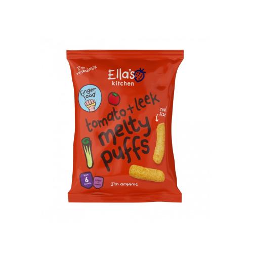 Zdjęcie produktu - Ella's Kitchen BIO Chrupki pomidorowe i por, 20g
