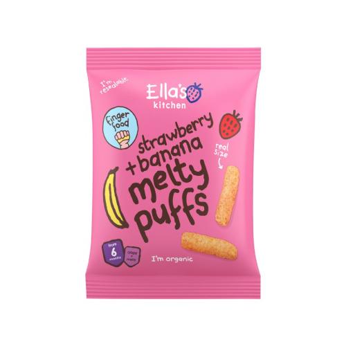 Zdjęcie produktu - Ella's Kitchen BIO Chrupki truskawka i banan, 20g