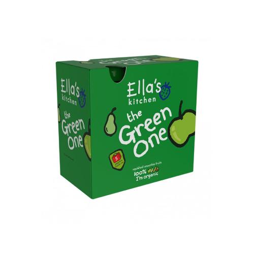 Zdjęcie produktu - Ella's Kitchen Bio Green One Kiwi z jabłkiem i bananem, 5 x 90 g