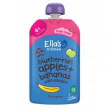 Zdjęcie produktu - Ella's Kitchen BIO Jabłko, jagody i banan, 120 g