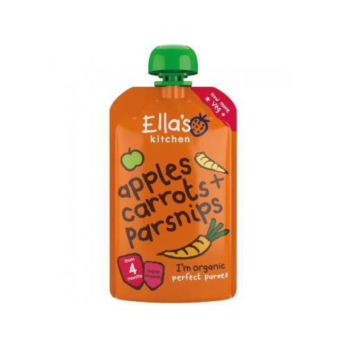Zdjęcie produktu - Ella's Kitchen BIO Marchewka, jabłko i pasternak, 120g