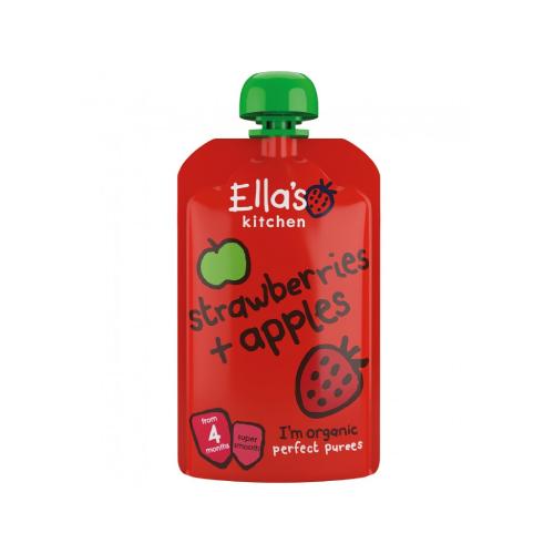 Zdjęcie produktu - Ella's Kitchen BIO Truskawka i jabłko, 120g