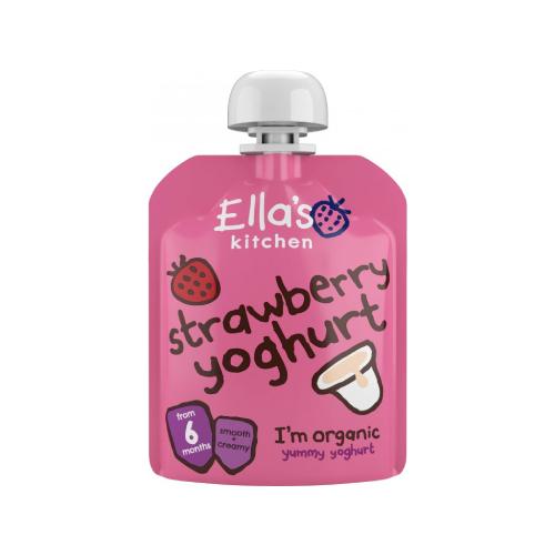 Zdjęcie produktu - Ella's Kitchen BIO Truskawki z jogurtem, 90g