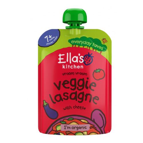 Zdjęcie produktu - Ella's Kitchen BIO Veggie Lasagne z serem, 130 g