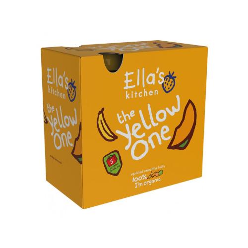 Ella's Kitchen BIO YELLOW ONE Puree owocowe z bananem, 5x90g