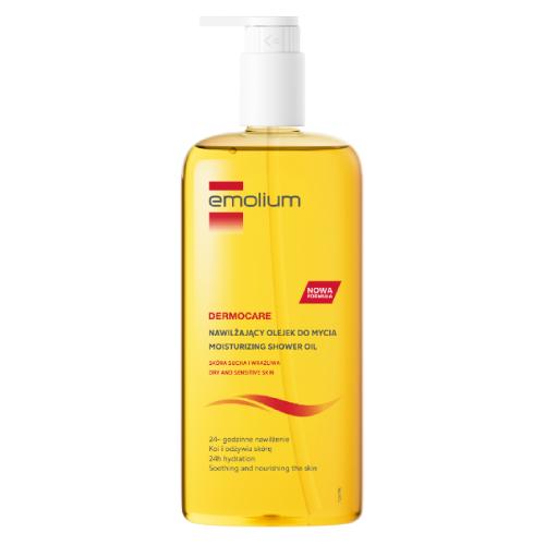 Zdjęcie produktu - Emolium Dermocare Nawilżający olejek do mycia, 400 ml