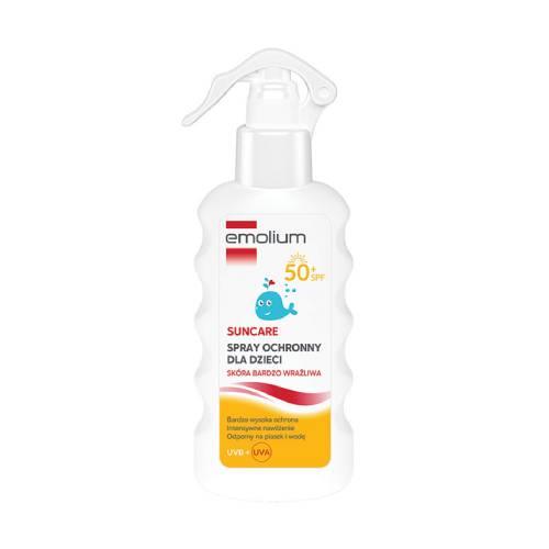 Zdjęcie produktu - Emolium Suncare Spray dla dzieci ochronny SPF50, 175ml