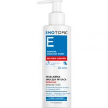 Zdjęcie produktu - EMOTOPIC Bacteria Control Micelarna emulsja myjąca Medical do twarzy i ciała, 190 ml