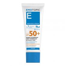 Zdjęcie produktu - EMOTOPIC Dermo-ochronny krem mineralny SPF 50+, 75 ml