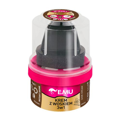 Zdjęcie produktu - EMU Krem z woskiem do but&oacute;w 3w1 brązowy, 50ml
