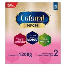 Enfamil Premium MFGM 2 Mleko następne powyżej 6. miesiąca życia, 1200 g