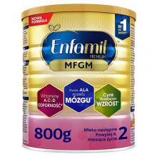 Enfamil Premium MFGM 2 Mleko następne powyżej 6. miesiąca życia, 800g