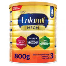 Enfamil Premium MFGM 3 Mleko modyfikowane dla dzieci powyżej 1. roku życia, 800 g