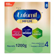 Enfamil Premium MFGM 4 Mleko modyfikowane dla dzieci powyżej 2. roku życia 1200 g