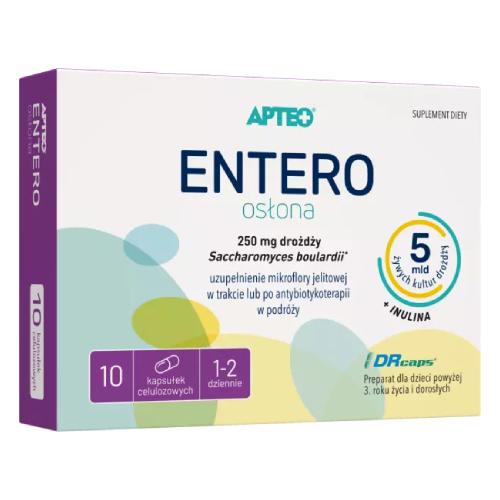 Zdjęcie produktu - APTEO Entero Osłona 250 mg, 10 kaps.