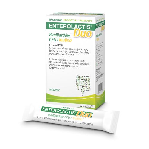 Zdjęcie produktu - Enterolactis Duo Probiotyk + Prebiotyk, 10sasz.