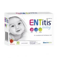 Zdjęcie produktu - ENTitis Baby proszek o smaku truskawkowym, 30 sasz. 