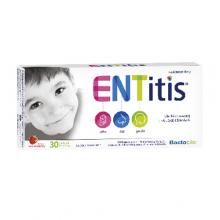 ENTitis do ssania truskawkowy - 30 pastylek 