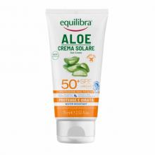 Zdjęcie produktu - EQUILIBRA ALOE Solare Aloesowy krem przeciwsłoneczny SPF50+ UVB/UVA, 75ml