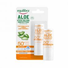 Zdjęcie produktu -  EQUILIBRA ALOE Solare  Aloesowy Sztyft Przeciwsłoneczny SPF50+, 10ml