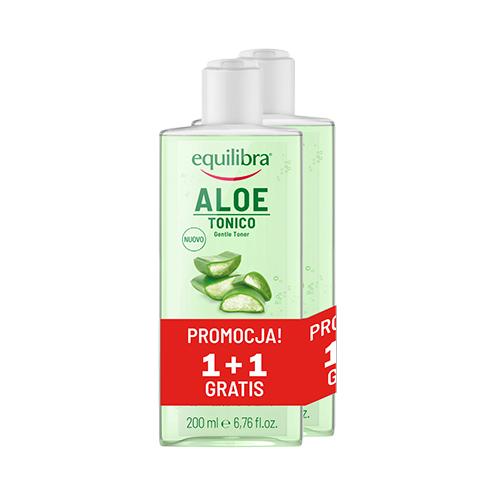 Zdjęcie produktu - EQUILIBRA Aloesowy Tonik do twarzy, 2x200ml