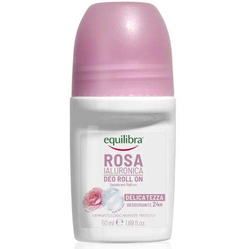 Zdjęcie produktu - EQUILIBRA Rosa R&oacute;żany dezodorant w kulce z kwasem hialuronowym, 50ml